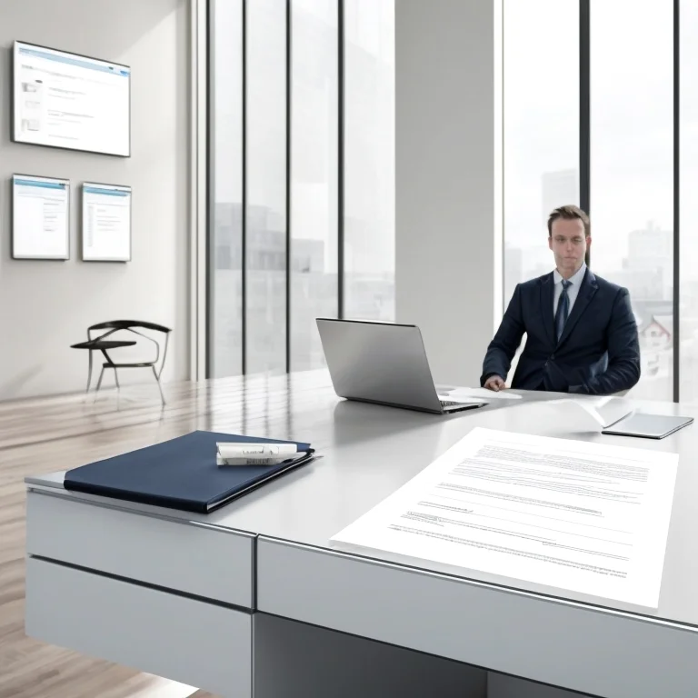 Legal documents and business advisory meeting